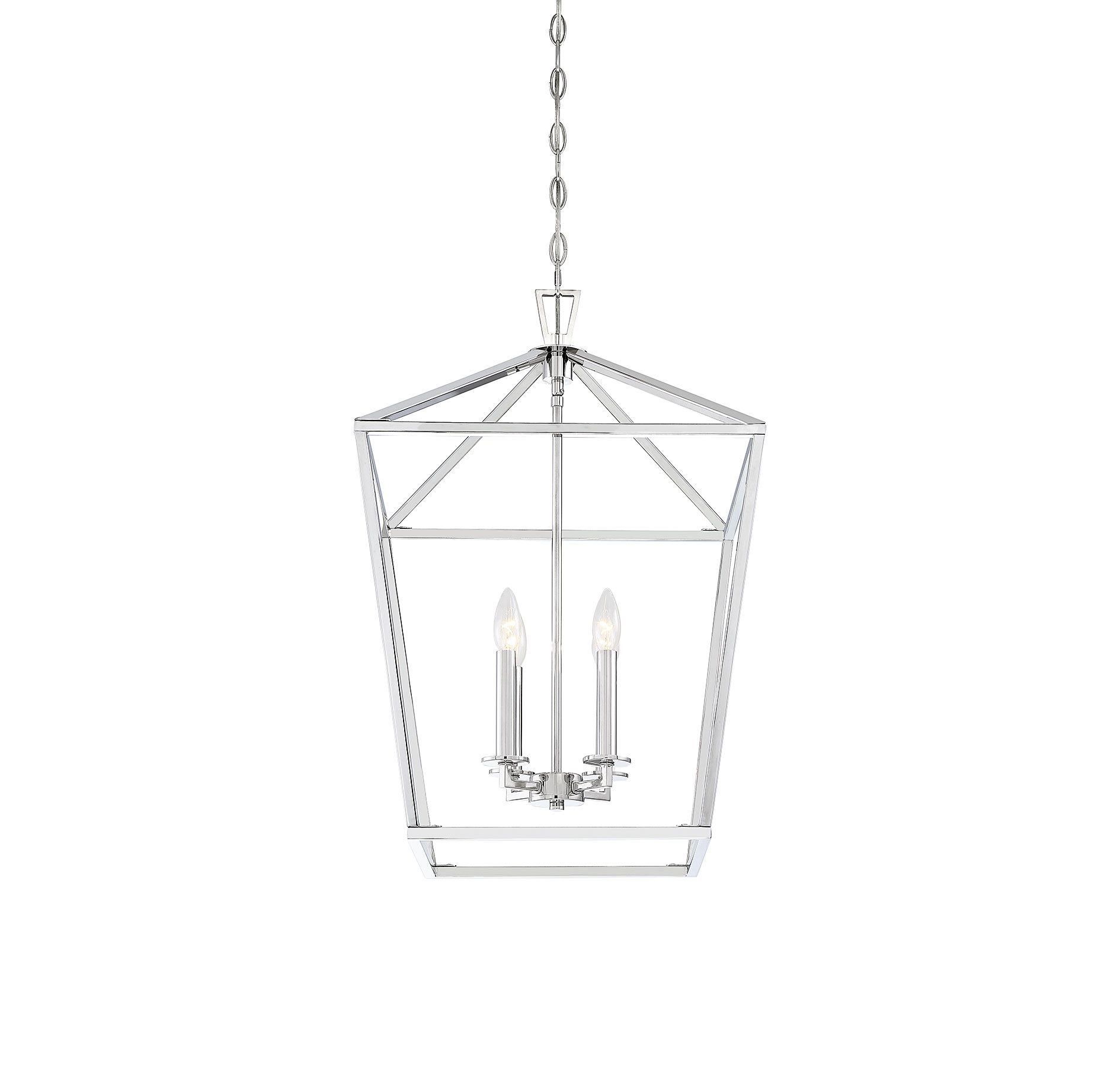 Image 6 Townsend 4-Light Pendant in Polished Nickel more views