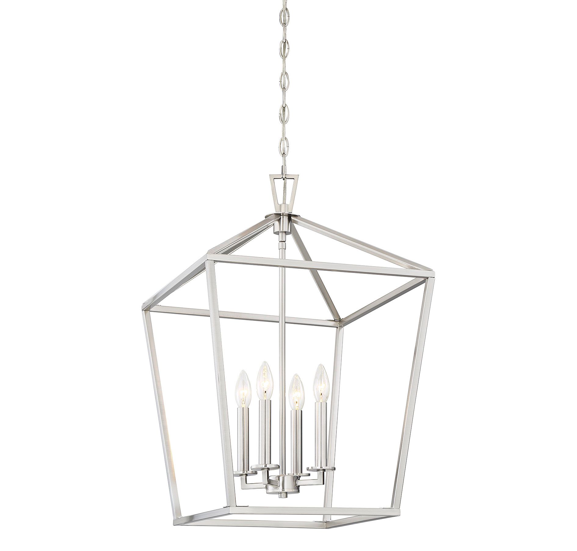 Image 4 Townsend 4-Light Pendant in Satin Nickel more views
