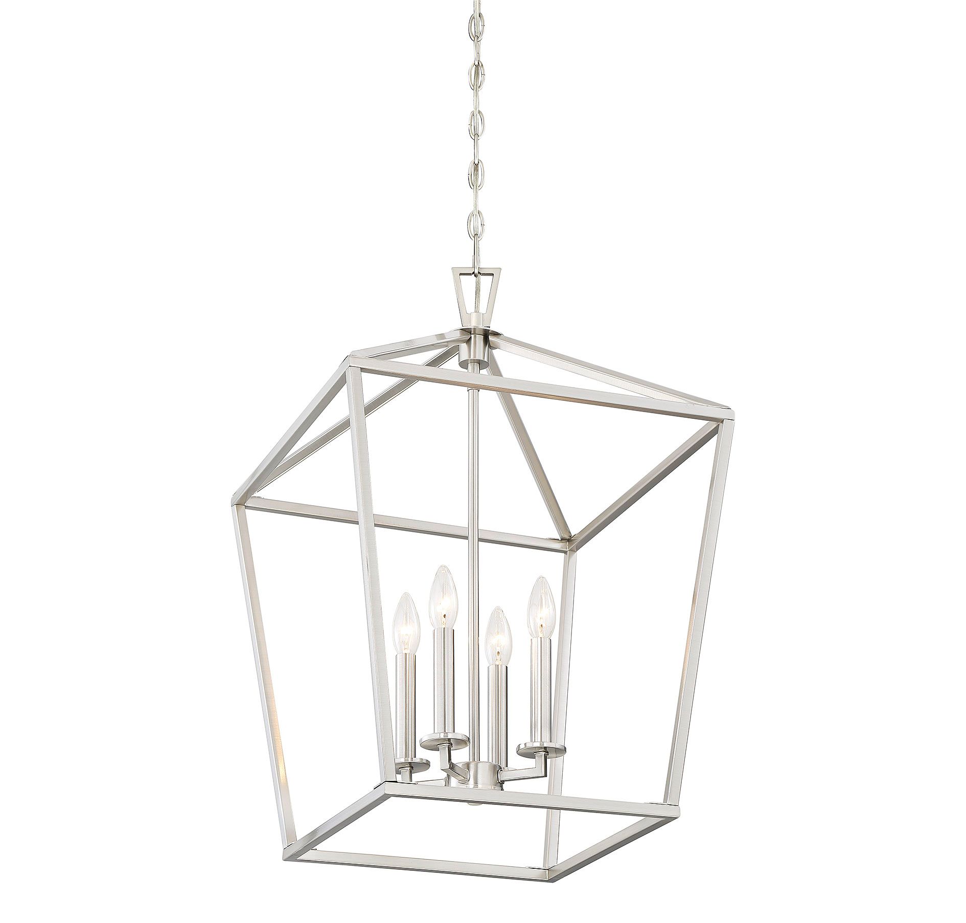 Image 5 Townsend 4-Light Pendant in Satin Nickel more views