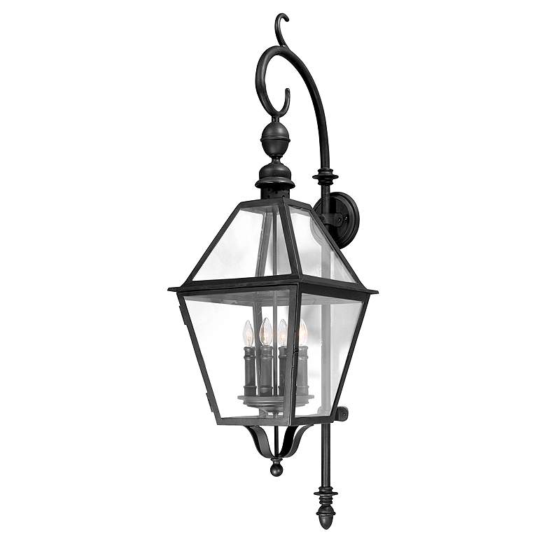 Image 2 Townsend 47" High Textured Black Outdoor Wall Light more views