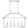 Townsend 5-Light Linear Chandelier in Polished Nickel
