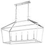 2_Townsend 5-Light Linear Chandelier in Polished Nickel more views