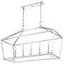 3_Townsend 5-Light Linear Chandelier in Polished Nickel more views