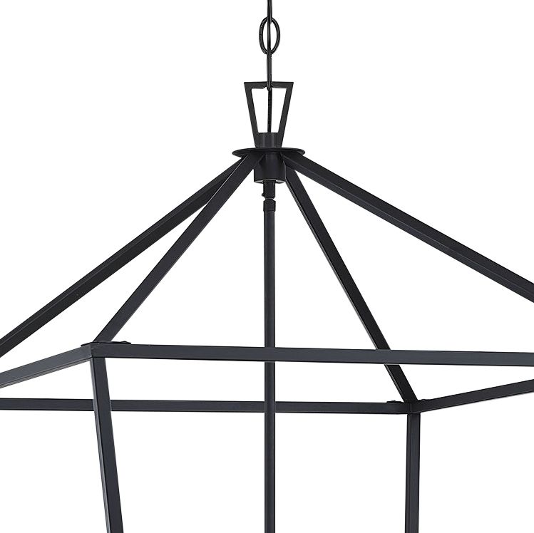 Image 4 Townsend 6-Light Pendant in Matte Black more views