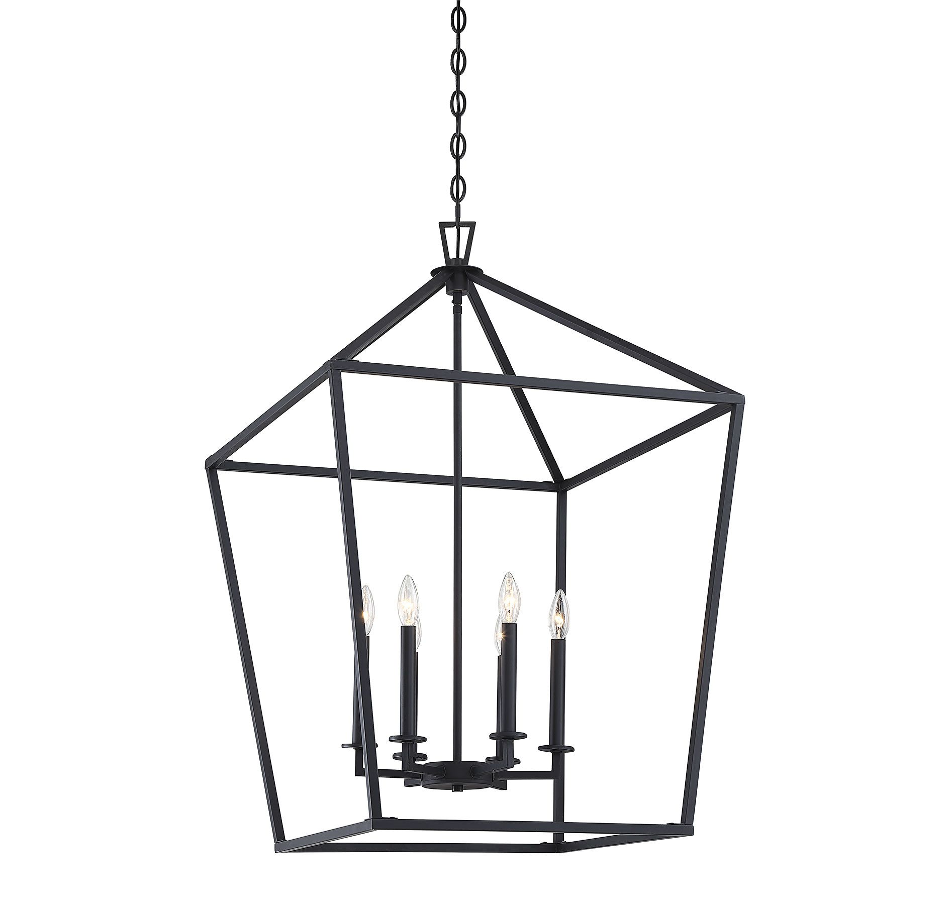 Image 6 Townsend 6-Light Pendant in Matte Black more views