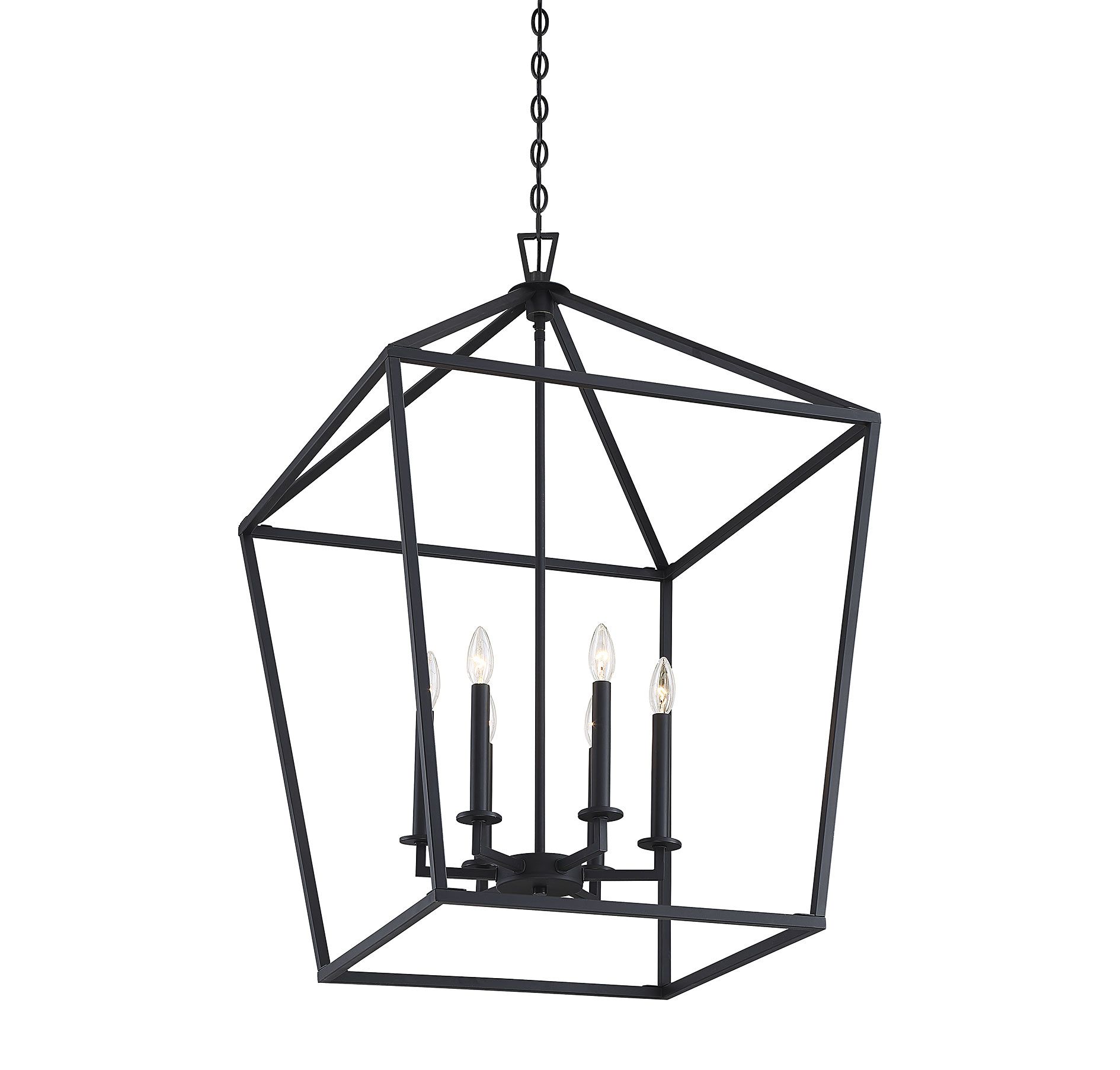 Image 7 Townsend 6-Light Pendant in Matte Black more views