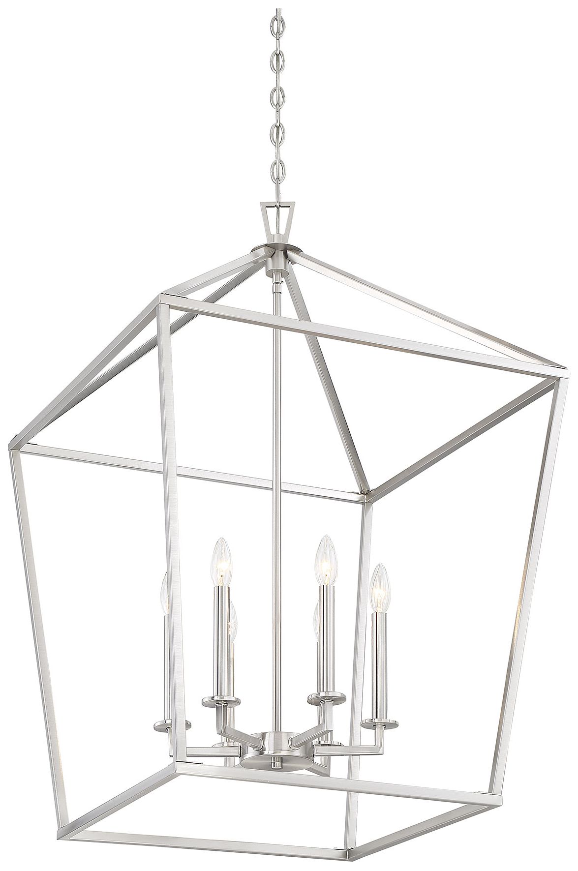 Image 4 Townsend 6-Light Pendant in Satin Nickel more views