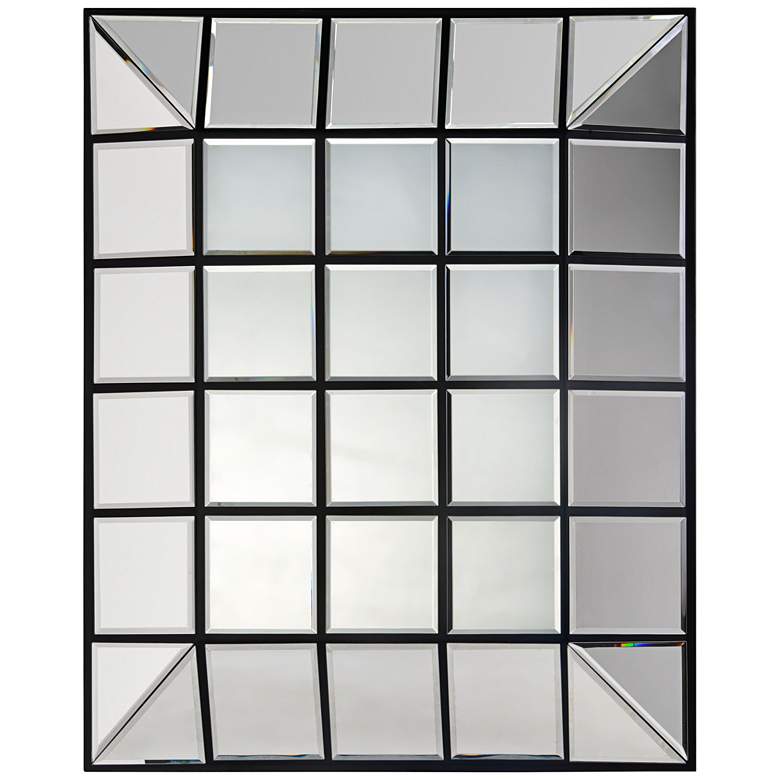 Image 1 Townsend Black 28" x 33 1/2" Convex Wall Mirror