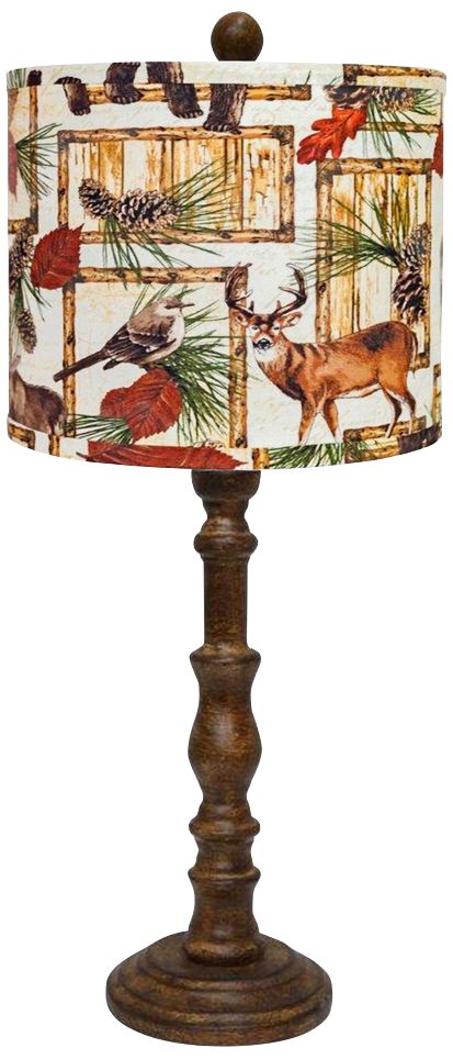 woodland bedside lamp