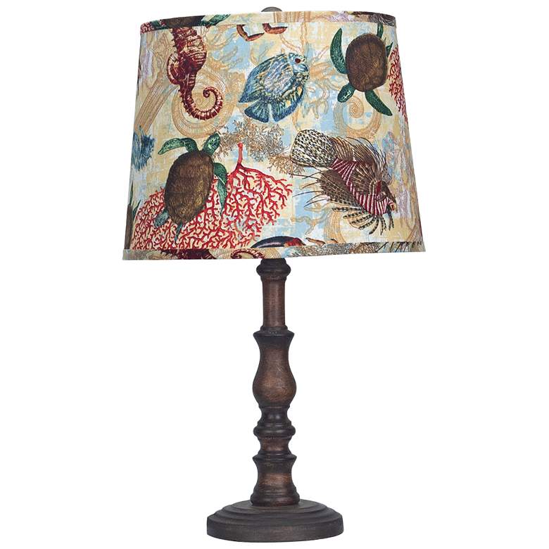 Image 1 Townsend Brown Beautiful Bird Shade Table Lamp