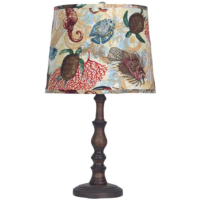 Image 1 Townsend Brown Country Cottage Table Lamp