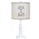 Townsend White Table Lamp with Life Is Better at the Beach 21"H.