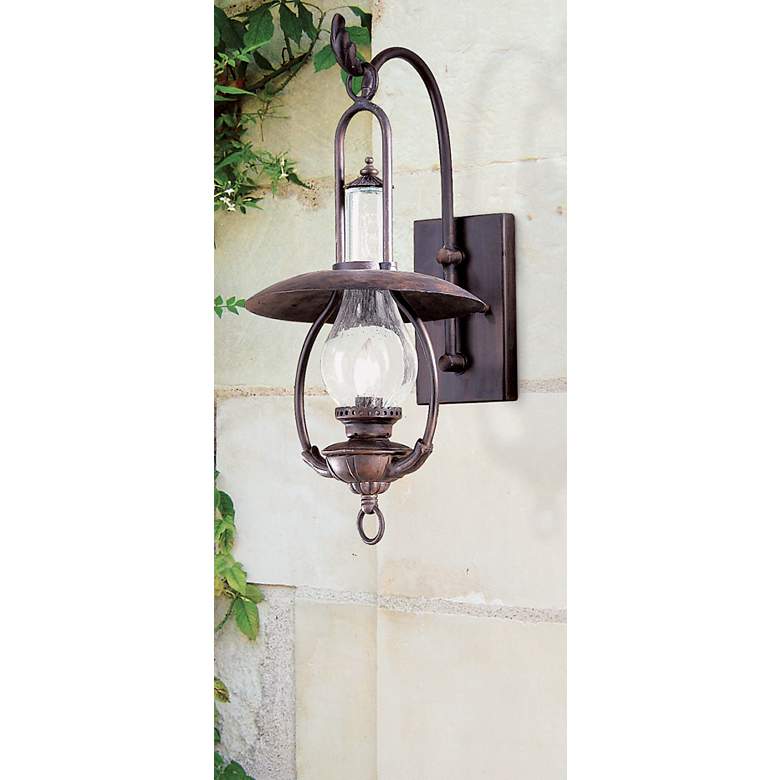 Image 1 La Grange Collection 20 1/2" High Outdoor Wall Lantern in scene