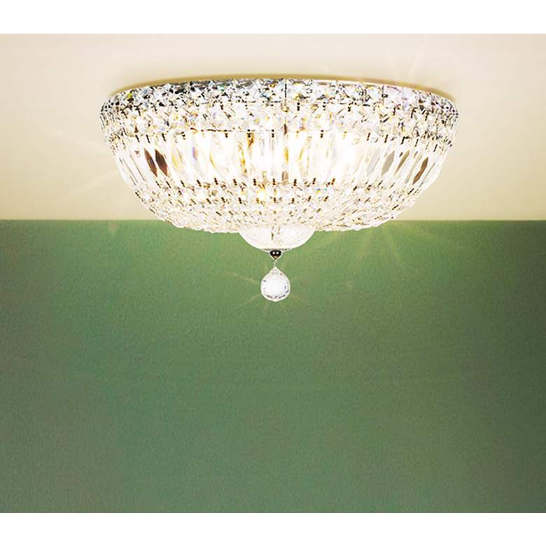 Image 1 James R. Moder Crystal 14 inch Wide Ceiling Light Fixture in scene
