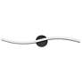 3_Trace 36" Wide Black LED Vanity Bath Light