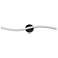 Trace 36" Wide Black LED Vanity Bath Light