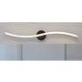 2_Trace 36" Wide Black LED Vanity Bath Light