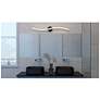 4_Trace 36" Wide Black LED Vanity Bath Light more views