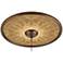 Tracery Spice 24" Wide Bronze Finish Ceiling Medallion