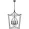 Tracy 24" Wide Matte Black 6-Light Pendant