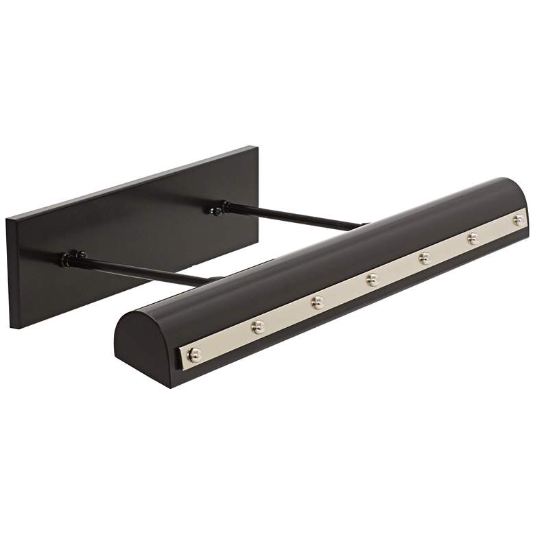 Image 1 Traditional 24" Wide Black LED Picture Light w/ Rivet Motif