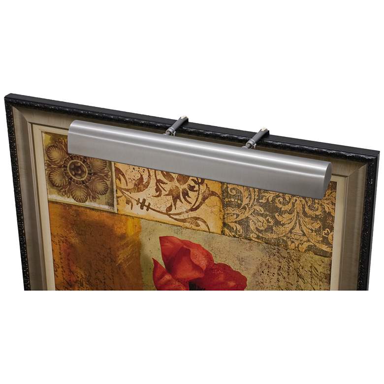 Image 1 Traditional 24" Wide Pewter Picture Light by House of Troy 