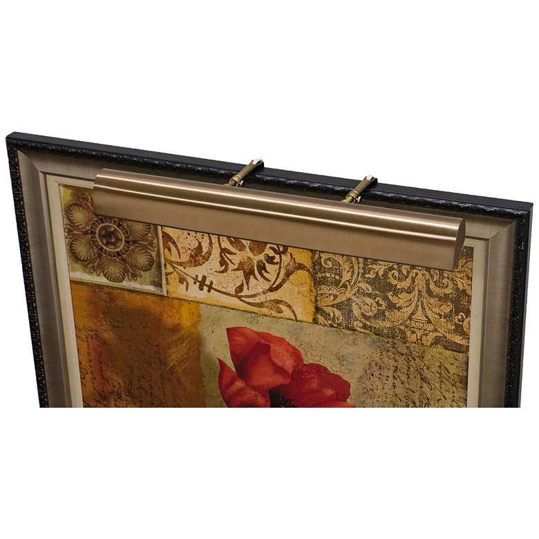 Image 1 Traditional 36" Wide Statuary Bronze LED Picture Light