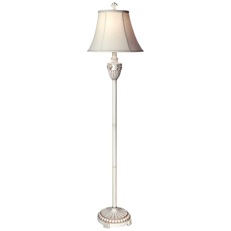 Image 2 Traditional 61 inch High Brussel Cream Vintage Finish Floor Lamp