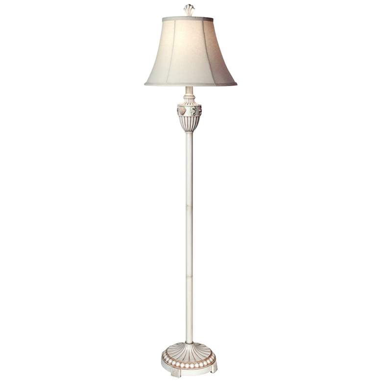 Image 2 Traditional 61" High Vintage Finish Coastal Floor Lamp