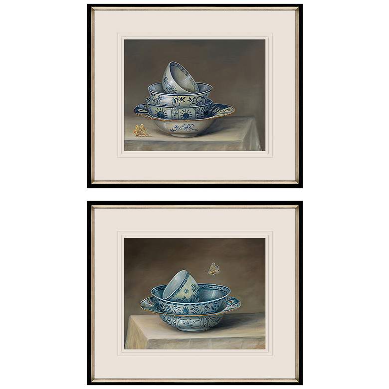 Image 1 Traditional Bowl 30"W x 26"H Framed Art Set of 2