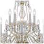 Thumbnail4 of Traditional Crystal 10 Light Italian Crystal Polished Brass Chandelier more views