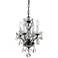 Traditional Crystal 11" Wide Bronze 4-Light Mini Chandelier