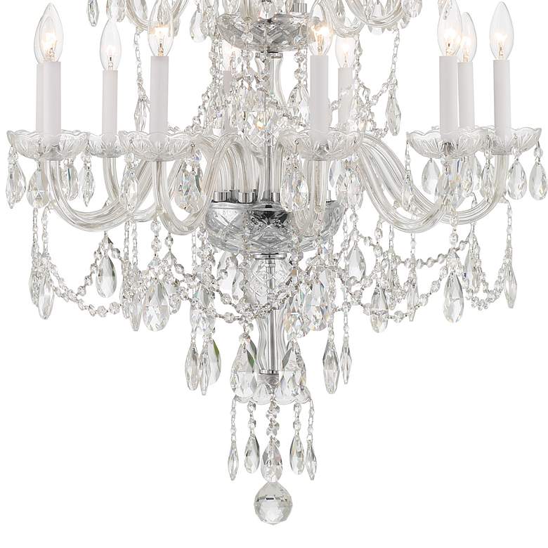Image 5 Traditional Crystal 15 Light Polished Chrome Chandelier more views