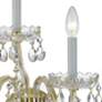 4_Traditional Crystal 16"H Polished Brass 3-Light Wall Sconce more views