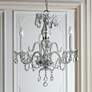 1_Traditional Crystal 16"W Polished Chrome 3-Light Chandelier