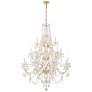 1_Traditional Crystal 20 Light Polished Brass Chandelier