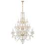 3_Traditional Crystal 20 Light Polished Brass Chandelier more views