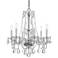 Traditional Crystal 23"W Polished Chrome 6-Light Chandelier