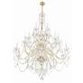 Thumbnail4 of Traditional Crystal 25 Light Polished Brass Chandelier more views