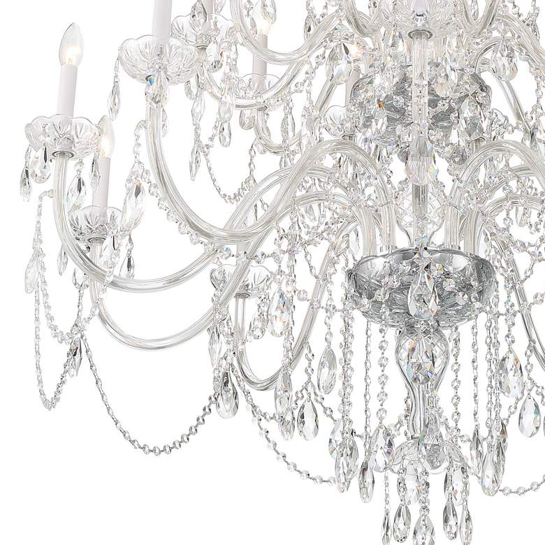 Image 2 Traditional Crystal 25 Light Polished Chrome Chandelier more views