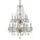Traditional Crystal 26"W Polished Brass 12-Light Chandelier