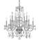 Traditional Crystal 26"W Polished Chrome 10-Light Chandelier