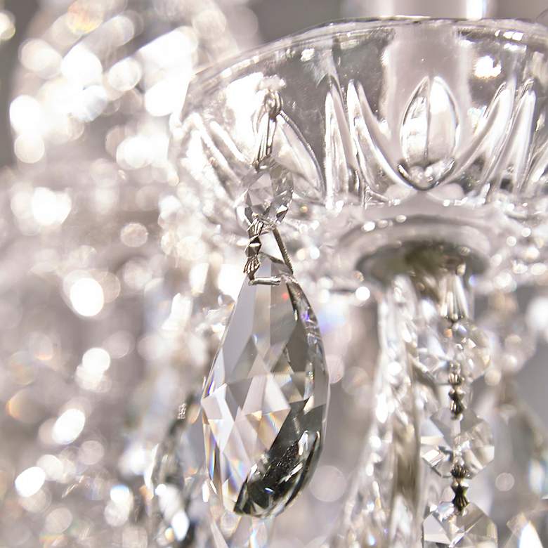 Image 2 Traditional Crystal 26"W Polished Chrome 10-Light Chandelier more views