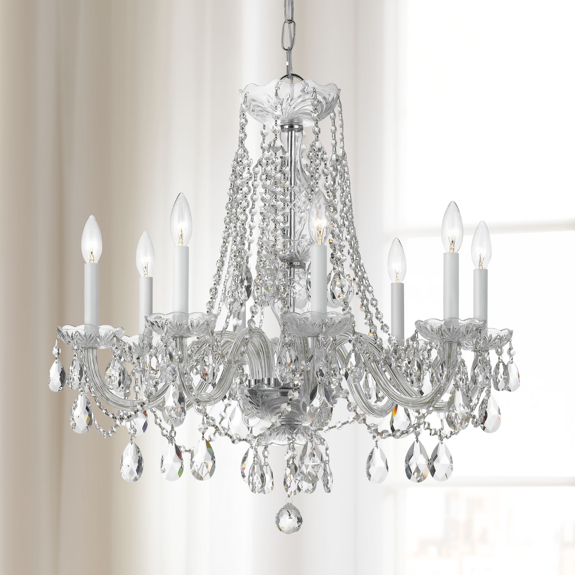 light chandelier crystal