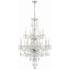 Traditional Crystal 32"W Polished Chrome 15-Light Chandelier