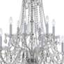 5_Traditional Crystal 37 1/2" Wide Chrome 12-Light Chandelier more views