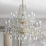 Traditional Crystal 37"W Polished Brass 16-Light Chandelier