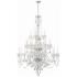 Traditional Crystal 45"W Polished Chrome 25-Light Chandelier