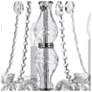 Thumbnail4 of Traditional Crystal 5 Light Italian Crystal Polished Chrome Chandelier more views