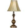 Traditional Font Table and Floor Lamps Set of 4 in scene
